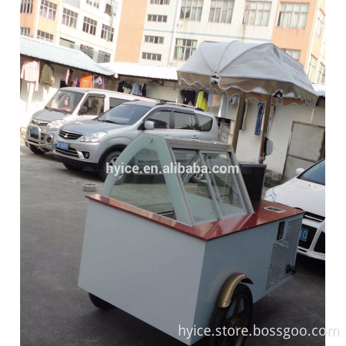Factory direct supply the low temperature popsicle/ice cream display cabinet cart